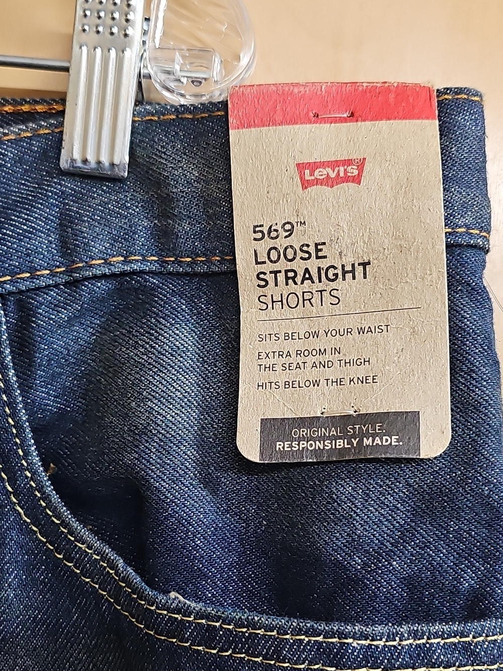 Levi's Dark Blue Straight-Leg Men's Jeans